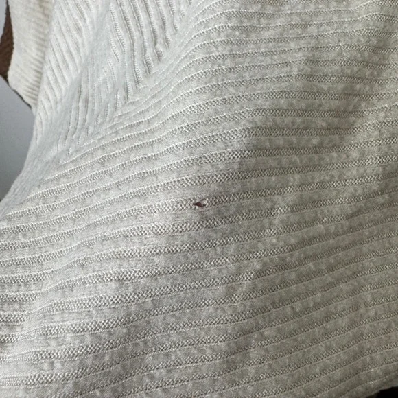 Earthbound Trading Co Hooded Knit Sweater Cream Brown Colorblock XL - Picture 8 of 9